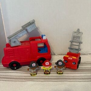 Little People Fire Trucks and Firemen